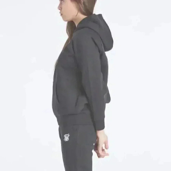 SikSilk Overhead Hoodie - Black - Picture 2 of 6